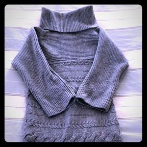 Grey banana republic turtle neck sweater dress